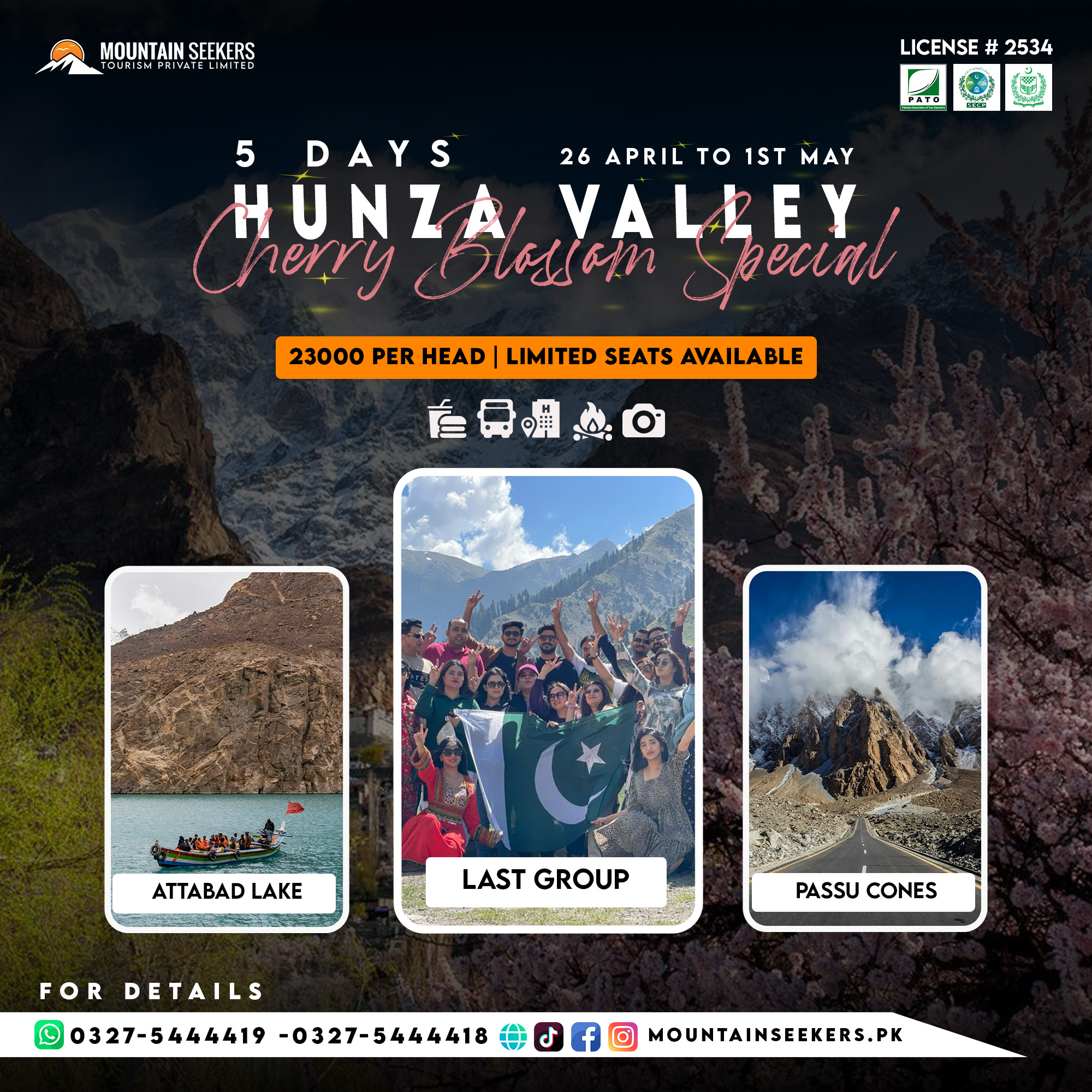 5 Days Group Trip Hunza & Khunjerab Pass